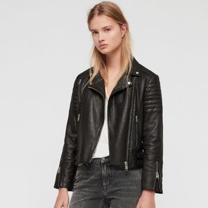 AllSaints Papin Leather Jacket